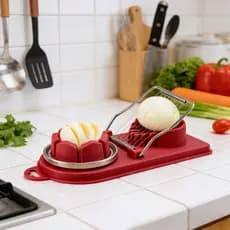 Utensílio de Cozinha: Fatiador de Ovos Multifuncional Resistente