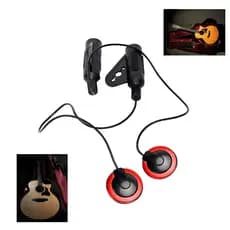 2PCS Captadores Guitarra Piezo Contato Microfone Captador Transdutor Adesivo Profissional Acessórios