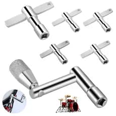 Pack 6 Chave Afinação Ajuste Bateria Baqueta Afinar Standard Profissional llave Universal De Afinación De Tambor