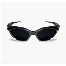 Óculos de sol Unissex Plati Futurista Metal Proteção UVB Envio imediato Polarizado