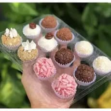 kit com 11 Embalagens / Para 12 brigadeiros / Galvanotek Ga19