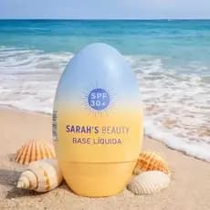 Base Líquida com protetor solar FPS 30 Sarah´s Beauty - SPF 38ml