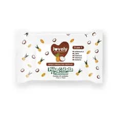 Lenço umidecido demaquilante 5 em1 Pina Colada + Pantenol