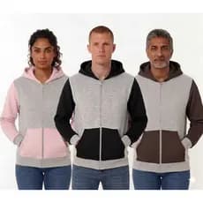 Blusa de Frio Bicolor Unissex Moda Outono/Inverno Frio Agasalho