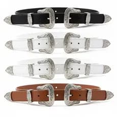 Cinto Fivela Dupla Moda Country Tendência