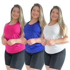 Regata Feminina Dry Fit Premium | Leve, Confortável e Secagem Rápida | Roupa de Academia e Treino Fitness