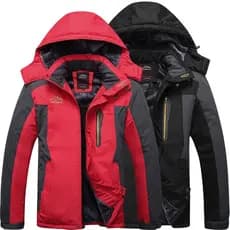 Jaqueta de inverno quente para homens, muito vendida, tamanho grande, para esqui e montanhismo.