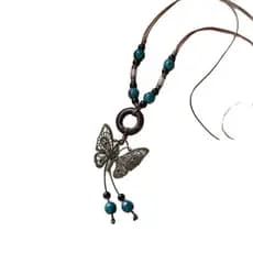 Colar de Bronze boêmio feminino estilo étnico trançado cinto brincos estilo férias combinando saia cintura corrente usar