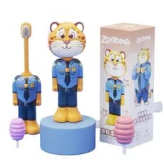 Novo louco Animal cidade Anime Nick Judy deformado escova de dentes cerdas macias cerdas finas escova de dentes do bebê