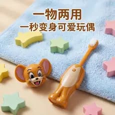 2026 Novo estilo gato e rato crianças criativas cerdas macias transformadas em escova de dentes infantil Super macia 3-6