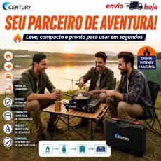 Fogareiro A Gás Portátil Centure Com Maleta Camping Pesca Peixe Viagem Leve Acampamento ideal