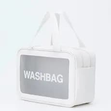 Necessaire Feminina Grande Alça Estampada Sortida Zíper Bolsa Maquiagem Viagem Higiene