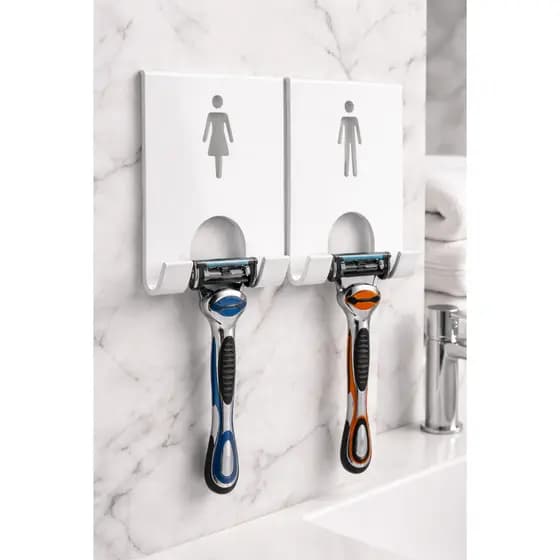 Suporte Masculino E Feminino Organizador De Lâminas Gillette