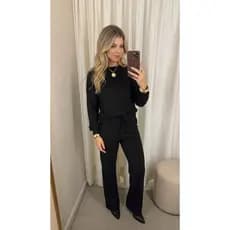 Conjunto Lanzinha Conjunto feminino Frio 2 Pecas Inverno Blusa e Calca