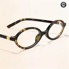 【LOUIE SHARK】Armação Oval Retrô Feminina Novo Modlo Estilo De Moda Várias Cores Blogueira Popular