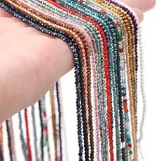 【LOUIE SHARK】Cordão Corrente Para Óculos Modelo De Cristal Novo Estilo Elegante Várias Cores