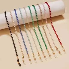 【LOUIE SHARK】Corrente Para Óculos Estilo Redondo Cordão De Segurança Anti-perda Moderno