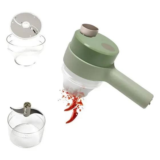 Cortador de legumes elétrico USB com cabo ergonômico