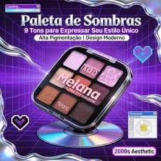 Melana Paleta De Sombras 9 Cores para Expressar um Estilo Único!