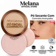 Melana Compact Powder  Oil Control Long Lasting Makeup Loose Powder