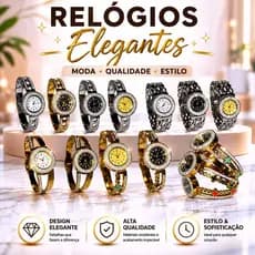 Relogio Feminino Luxo Aco Inoxidavel Nao Escurece Cravejado Bracelete Pulseira Bangle Prova Dagua Top
