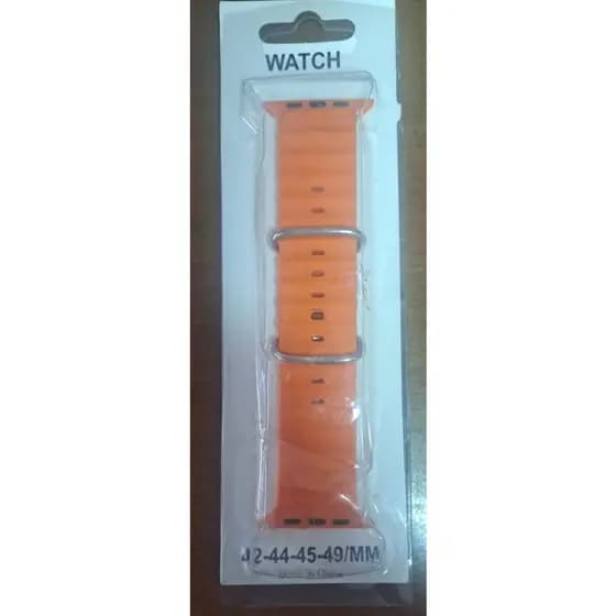 Pulseira de silicone Para Smart Watch Relógios 38mm 40mm 41mm 42mm 44mm 45mm 47mm 49mm