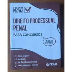 Apostila Direito Processual Penal 2026 - Teoria E Questões (Usado)
