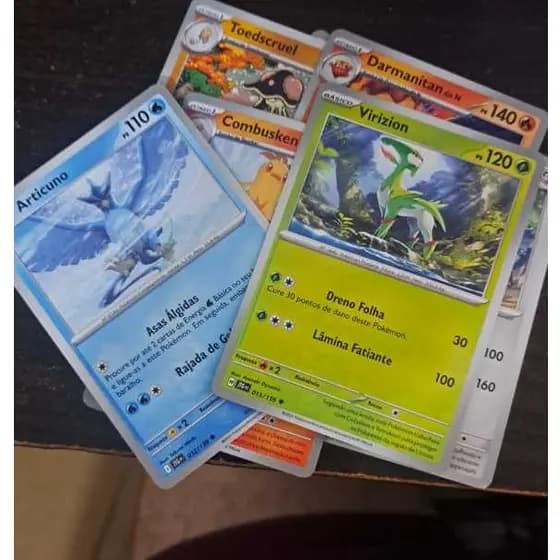 Kit 8 Cartas Incomuns Pokémon TCG PT-BR Originais Copag - Coleção Amigos de Jornada - Lista na Descrição do Anúncio