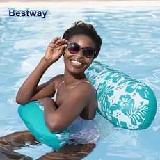 43839 Espreguiçadeira Flutuante para Piscina, 55inx 34in/1.40m X 87cm, Rede de PVC Flutuante para Água, Sofá Flutuante,