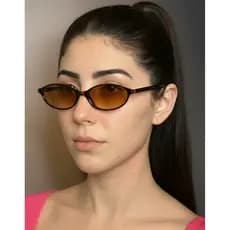 Óculos de sol ovais Retrô Vintage Verão mimo de Natal presente feminino