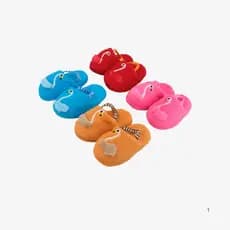 Pantufa Infantil Peluiciada Flamingo Unissex Tam 22-23
