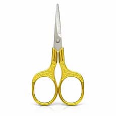 Tesoura Premium Golden Classic 11,7 cm – Inox Afiada com Cabo em Resina Reforçada