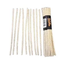 Kit 10 Escovas Flexivel para Limpeza de Canudo – Algodão Natural e