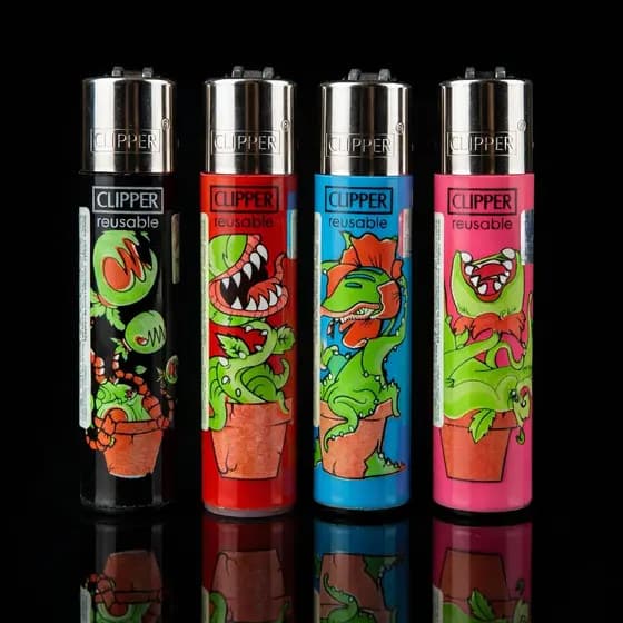 Clipper Original Maxi Evil Plants Kit 4 Recarregável