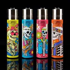 Clipper Original Maxi Hippie Theme Caveiras Kit 4