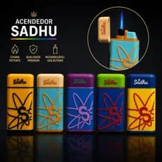 Maçarico Sadhu Emborrachado Recarregável Multi Colors