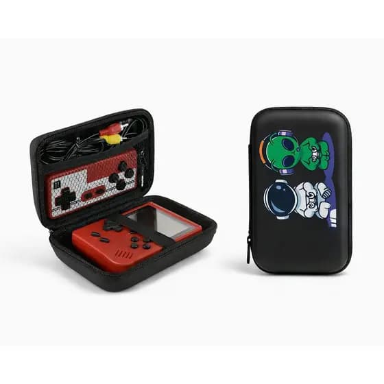Case Gamer Alien Space Estojo Rígido Organizador Premium Transporte Para Viagem