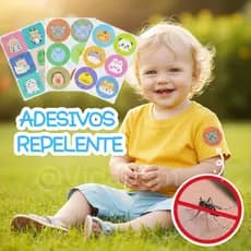 36/72/108 Adesivos Antimosquito Infantil Perfeitos para Verão Mosquito Repelente Natural Citronela