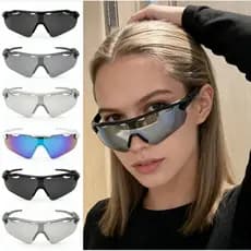 Óculos De Sol Unissex Esportivo Lentes Espelhadas Polarizadas Proteção UV - Ajustável e Leve