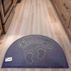 Almofada capacho meia lua tapete 60*40 Absorvente e antiderrapante Porta de entrada