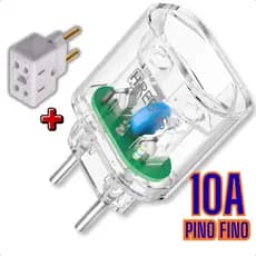 Protetor Elétrico 10A DPS - Contra Raios Surtos Oscilações Quedas Picos de Energia Bivolt 110v 220v