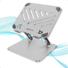 Suporte De Mesa Ajustável Para Notebook, Macbook e Tablet Base de Metal Resistente Dobrável Portátil