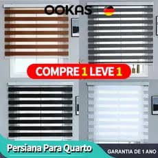 OOKAS Dupla Camada Espessada Persiana Para Quarto Persiana Cortinas E Persianas Blackout Alemãs