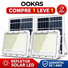 OOKAS Enorme Brilhante Refletor Led Lâmpada Solar 100000W Luz De Led IP67 à Prova D'Água Externas
