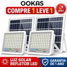 OOKAS 50X Alto Brilho Refletor Led Super Brilhante Lâmpada Solar Luz De Led IP67 à Prova D'Água Externas
