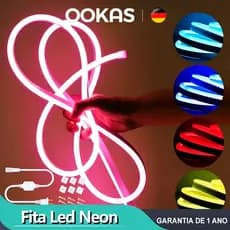 OOKAS Flexível Fita Led 110V Fita 10 Metros Led Neon Iluminação Ambiente Para Casa/Carro