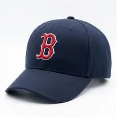Boné Boston Premium Aba Curva Bege Bordado Ajustável Unissex Casual Streetwear