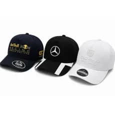 kit 3 Bonés Carro  e Moto Automotivo Masculino Feminino Ajustável Aba Curva Qualidade Premium