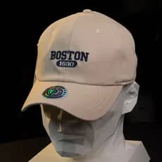 Boné Boston Dad Hat Aba Curva Bordado Premium Ajustável Unissex Masculino Feminino Casual
