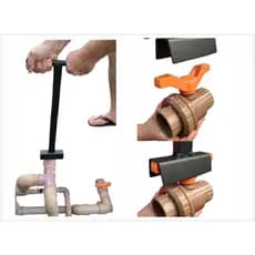 Chave T Para Abrir Registro de Piscina Travado, em Aço Reforçado - Fácil e Durável